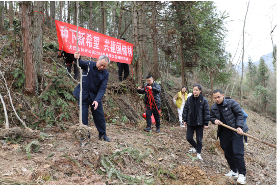 “播种绿色国储林 共建美丽新重庆”重庆林投公司开展三月义务植树活动