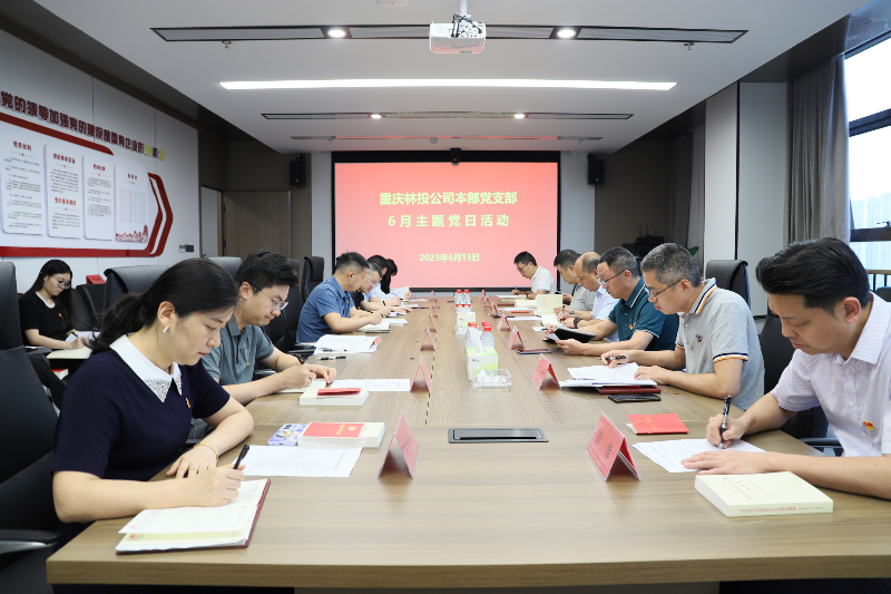 “党建引领 情暖端午”——重庆林投公司本部党支部组织开展6月主题党日暨端午节游园活动